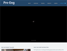 Tablet Screenshot of pre-eng.com